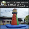 Durable PVC tarpaulin Climbing inflatabe pharos wall