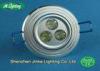 Commercial Indoor LED Lighting 240LM , Small Recessed LED Downlight 3w