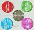 Tinplate button badge Custom badge , tin button badge with safety pin