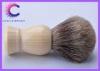 Grey Safety Razor Pure Badger Shaving Brush with faux ivory handle