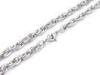 5mm Galvanized Stainless Steel Chains For Jewelry Making Twist Link Chain