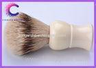 High moutain cleaning shaving brush with white ivory handle soft tip hair