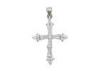 Mens Sterling Silver Cross Pendant Jewelry Gift