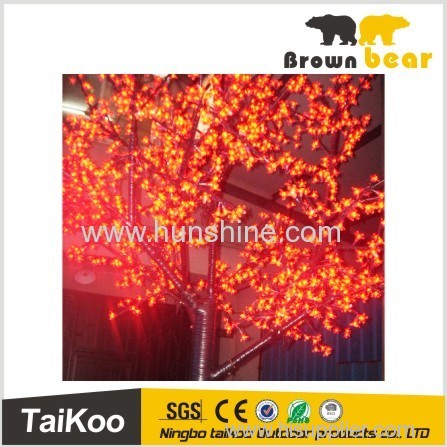 outdoor metal christmas trees with colorfull leds