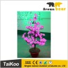 decorative pink flower pvc christmas tree