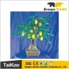 beautiful decorated mango outdoor yellow christmas tree