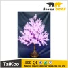 beautiful decoration fiber optic purple feather christmas tree