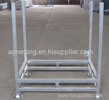 Heavy duty warehouse steel stacking rack cage pallet/detachable steel storage pallet rack/Adjustable storage pallet
