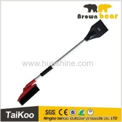 touch telescopic snow brush with ice scraper