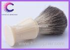 Black best silvertip badger shaving brush with special ivory handle for male