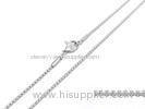Simple Stainless Steel Rolo Link Chain , SS Mens Silver Chains Necklace Jewellery