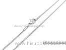 Simple Stainless Steel Rolo Link Chain , SS Mens Silver Chains Necklace Jewellery