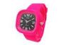 Rose Pink Fashion Silicone Wrist Watch 3 ATM Waterproof Ladies Watches