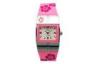 Plum Flower Pink Fashion Lady Silicone Wristbands Watch , Water resistant watch