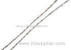 Fashion 0.8mm Twisted Oval Link Sterling Silver Necklace Chains For Pendants