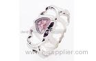 Love Shape Silvery Ladies Bracelet Watch 3 ATM Stainless Steel Watch