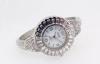 Waterproof Silvery Girls Analogue Watch Custom Ring Finger Watch