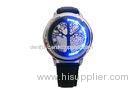 Leather Bracelet Touch Screen LED Watch Unisex Water Resistant for Swimming