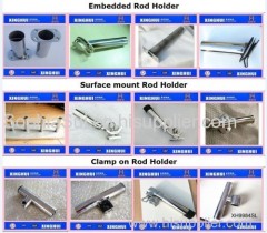 stainless steel rod holder