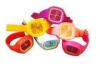 Square Jelly Silicone bracelet watch waterproof 3ATM for girls