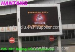P25 Static Scan Mode Vivid Pictures Train Station Outdoor LED Display