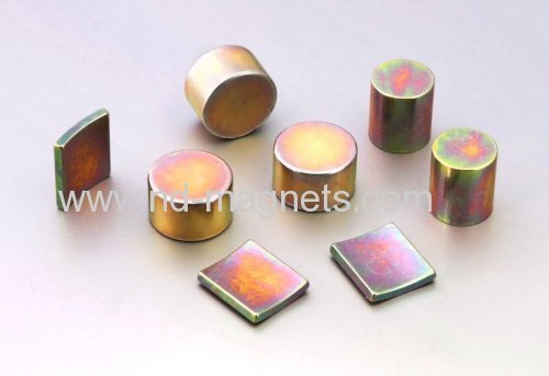 colored Zn coating magnets