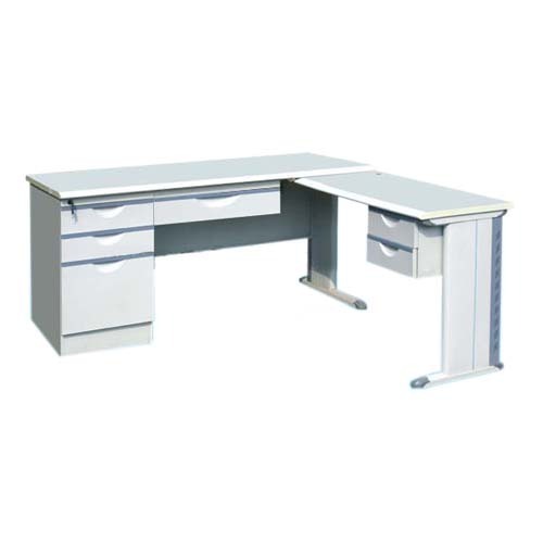 europe style used metal frame office desks with locking drawers