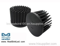 Aluminum Pin Fin LED Heat Sink Φ110mm for Xicato
