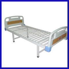Plastic-steel frame Manual Hospital bed