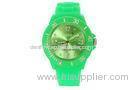 Classic Silicone Wristband Watch kids Quartz Analog watch with alloy Bezel
