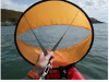 Kayak sail wind sail surfing sail