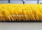 Fade Resistant Coloured Artificial Grass Yellow Synthetic Field Turf Fade Resistant