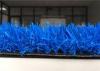 Coloured Artificial Grass For Playgrounds / Blue Artificial Grass Carpet