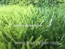 Green Artificial Football Turf / Artificial Indoor Grass 50mm Spine Yarn Football
