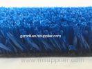 Coloured Artificial Grass Carpet Rug , Blue Artificial Turf For Decoration