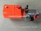 Orange 6L Steel Tank DC Compact Hydraulic Power Unit for Dump Trailer