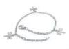 Ladies Three Magic Dragonfly Charms Stainless Steel Jewelry Anklet Bracelet