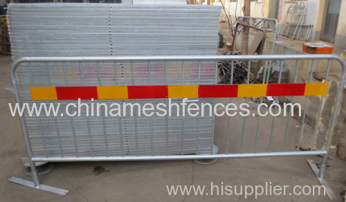  lowest hot dip galvanized bicycle removable Crowd Control steel Barrier manufacture 1100mm*2000mm  38mm round tube
