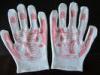 Comfortable Ladies White Cotton Gloves Germatological for left or right hand use