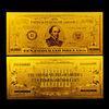 $10000 Gold Foil US 24k Gold Banknotes, Engrave Custom Bank Note