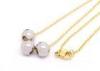 3 Roll Ball Chain Stainless Steel Necklace Pendants , Ladies Classic Sweet Style