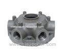Custom Iron or Carbon Steel Castings Engine Block Head Zinc Plating , Powder Coating