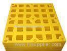 Ultraviolet Ray Resistant PU Screen Mesh Durable Yellow For Insect Preventing