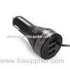 4.2A 21W Three USB Port Car Charger With Built-in Micro USB Cable Power Adapter