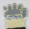 100% aramid heat resistant Oven Gloves household gloves Silicon BBQ gloves
