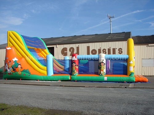 Inflatable Backyard Obstacle Challenge For Amusement Park