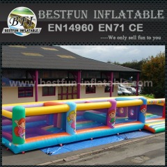 Inflatable obstacle for amusement fun land park