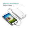 White Compact Samsung Galaxy fast charging Portable Power Bank 5000MAH 5v 1A output