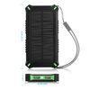 8000mAh 29.6Wh Li-polymer power bank , Micro USB 5V / 2A Portable Solar Power Bank
