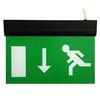 Alumium End Cap Battery Powered Rechargeable Double Sided Exit Signs